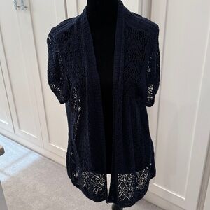 Maurices Deep Blue Knit Cardigan